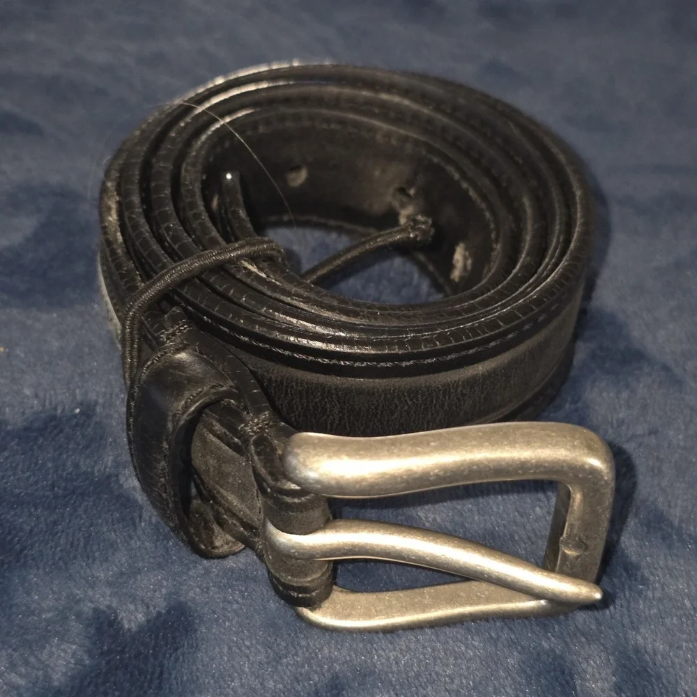 Columbia Sportswear Mens Black Genuine Leather Belt Size‎ 36 Waist